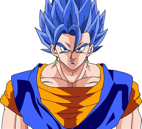 Super Saiyan God Blue Hair Vegito by DragonBallAffinity on DeviantArt