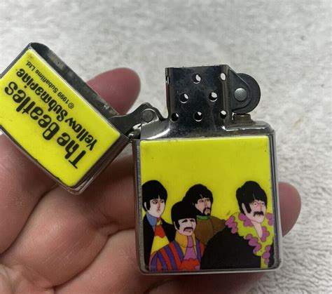 Vintage Rare The Beatles Yellow Submarine Zippo Lighter Ebay