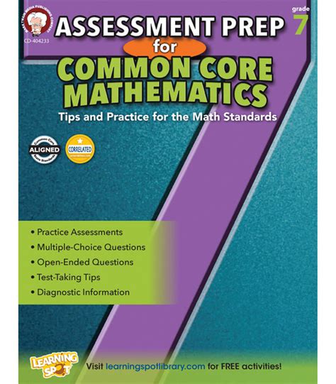 Grade 7 Assessment Prep For Common Core Mathematics Resource Book