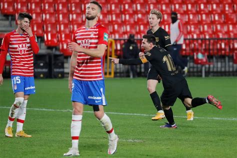 Con Goles De Lionel Messi El Barcelona Goleó De Visitante Al Granada Y Se Acercó A La Cima En