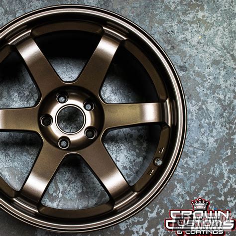 Volk Te37 Wheels Done In Bronze Chrome Gallery Project Prismatic