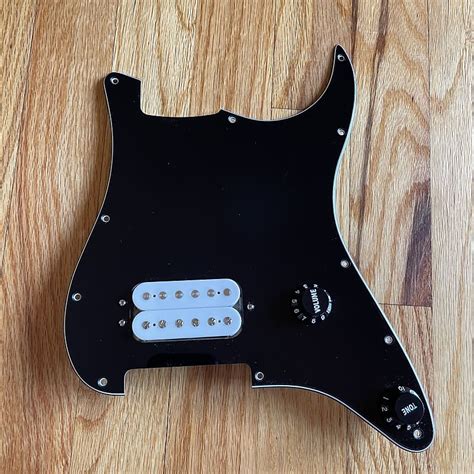 Warmoth Custom Pickguard 2022 Black Loaded Reverb