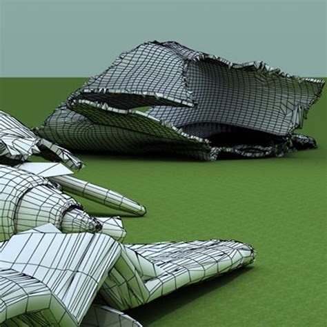 3d model of crashed airbus-a380 plane