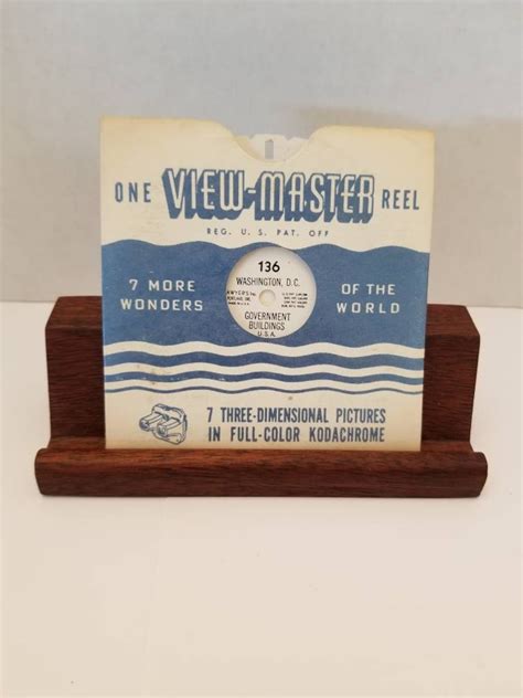 Vintage View Master Reel 136 Washington Dc Government Etsy