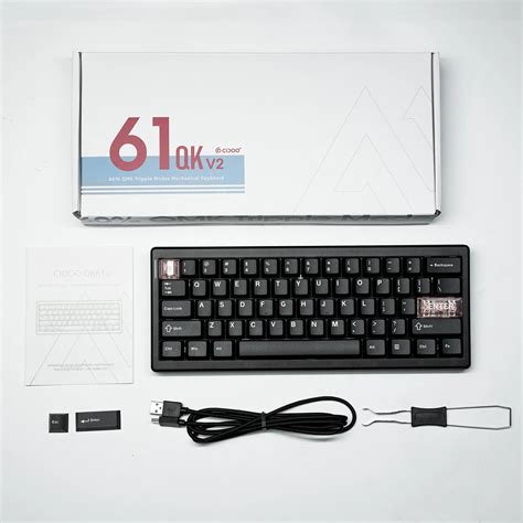 CIDOO QK61 V2 программируемая механическая клавиатура 60% | AliExpress