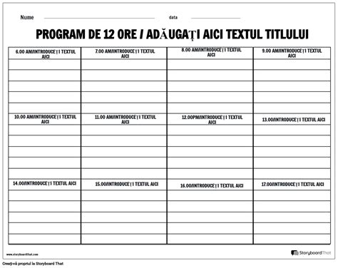 Fișă de lucru pe tabel peisaj Storyboard de ro examples