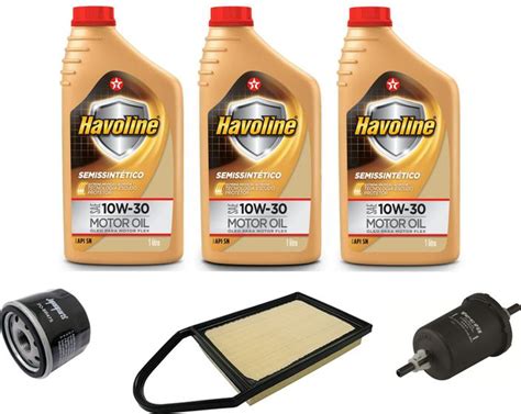 Kit Troca De Oleo E Filtros Toyota Etios Hav 10w30 HAVOLINE