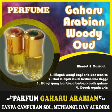 PERFUME PARFUM GAHARU ARABIAN WOODY OUD MINYAK WANGI GAHARU ASLI ARAB