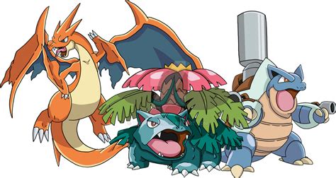 The Kanto Starters - Mega Forms by Tails19950 on DeviantArt