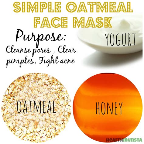 Oatmeal Face Mask Diy For Acne 4 Ways To Make A Honey And Oatmeal