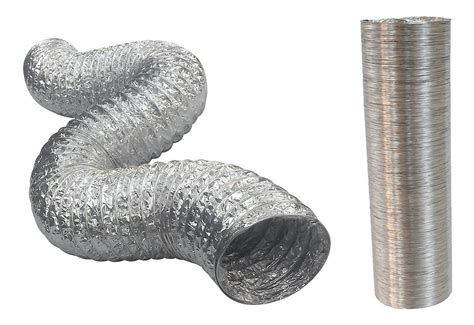 Ducto Flexible Aluminio Sin Aislar De 20 Pulgadas X 10 Mtrs Mercado Libre