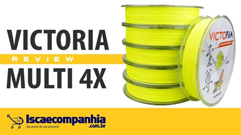 Linha Multifilamento Maruri Victoria 4X REVIEW YouTube