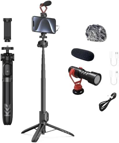 Amazon Kraftgeek Vlogging Phone Tripod Stand Extendable