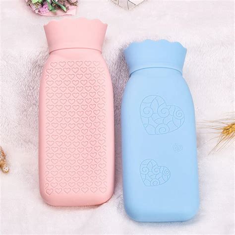 Buy Portable Girl Winter Leakproof Silicone Hot Water Bag Bottle Hand