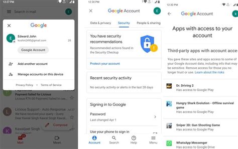 Comprueba qué aplicaciones en Android tienen acceso a tu cuenta de Google