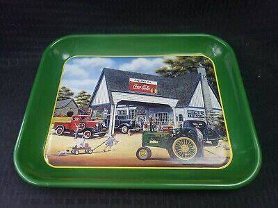 Coca Cola JOHN DEERE TRAY COKE Fillin Up On Memories 1996 13 L X