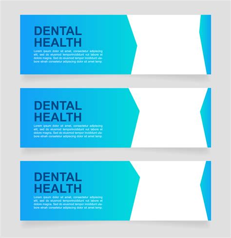 Innovative dental technologies web banner design template 4870250 Vector Art at Vecteezy