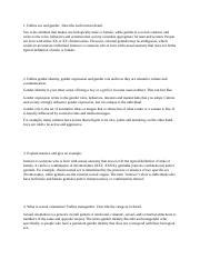 Sex And Gender Homework Assignment Docx Define Sex And Gender Describe Each Term In Detail