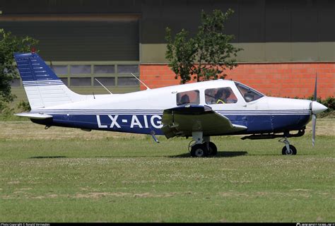 LX AIG Private Piper PA 28 161 Cadet Photo By Ronald Vermeulen ID