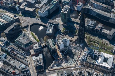 Hamburg Von Oben Baustellen Zum Neubau Eines Stadtquartiers Burstah