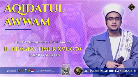 Live Pembacaan Aqidatul Awam Senin Okt Kemang Timur