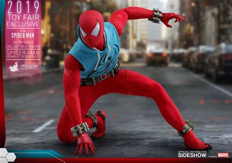 Marvel Spider Man Scarlet Spider Suit Sixth Scale Figure By Hot Toys Sideshow Collectibles