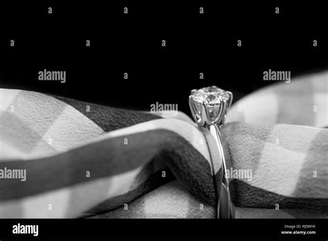 Engagement Diamond Ring Stock Photo Alamy