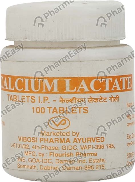 Calcium Lactate Mg Tablet Uses Side Effects Price Dosage