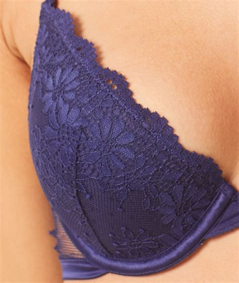 Bra No 2 Plunge Push Up Bra Secrete Marine Etam