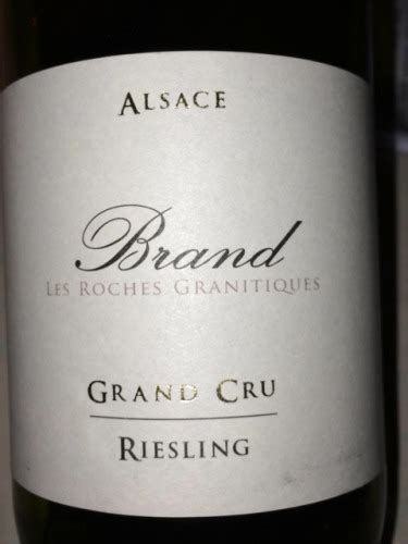 Biecher Schaal Les Roches Granitiques Riesling Alsace Grand Cru