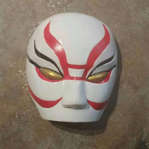 Items similar to NEW Handmade Big Hero 6 Kabuki Villain Yokai Mask ...