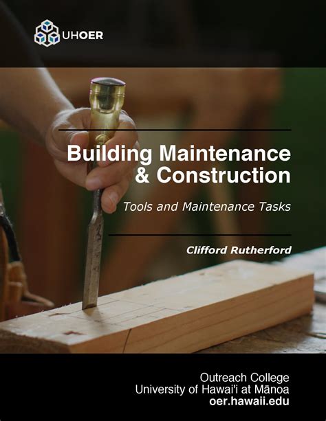 Building Maintenance Construction Tools And Maintenance Tasks Open