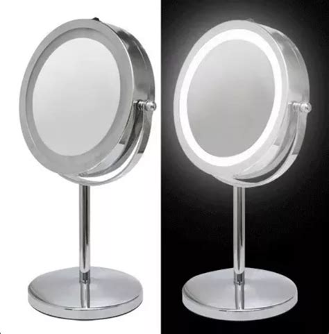 Espejo Para Maquillaje Con Aumento Y Luz Led Env O Gratis