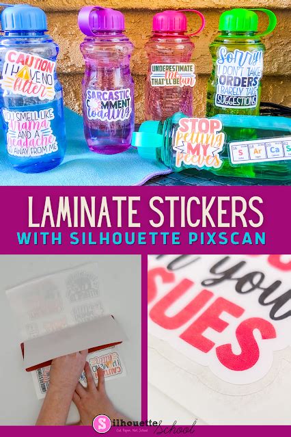 How To Make Waterproof Stickers With Laminate And Silhouette Cameo