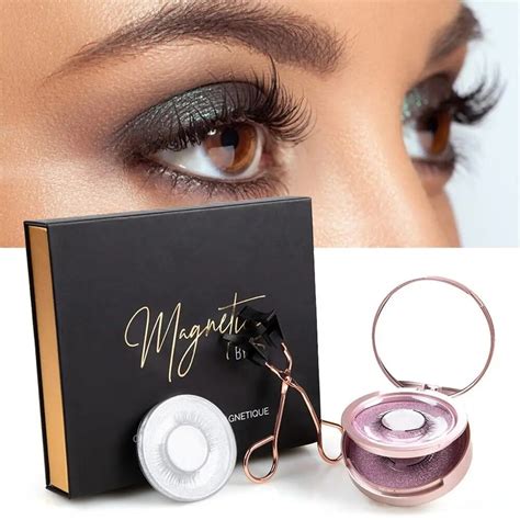 Magnetic Eyelashes Natural Magnet False Lashes Waterproof Long Lasting