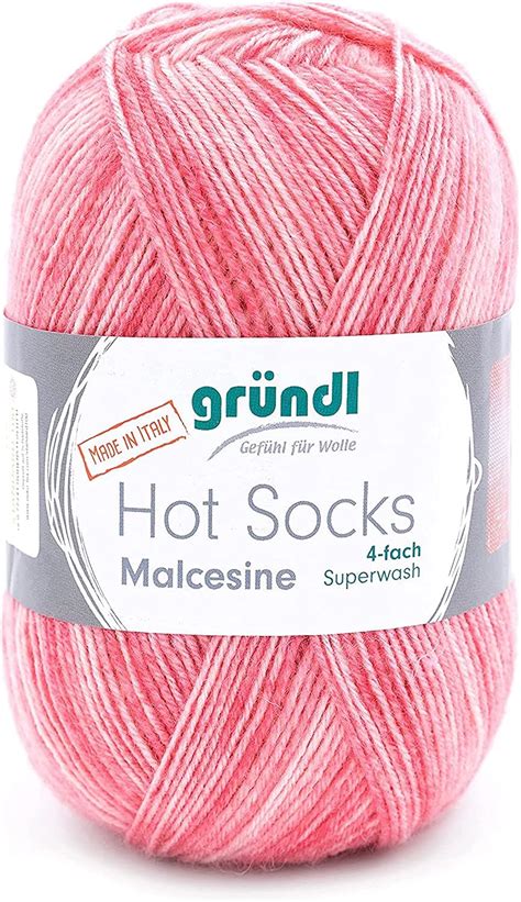 Gründl Hot Socks Malcesine Sockenwolle aus 75 Schurwolle superwash und 25 Polyamid Made in