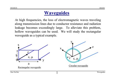 Waveguides