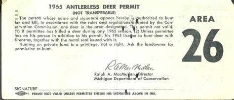 Michigan Resident Anterless Deer Hunting License Appl Flickr