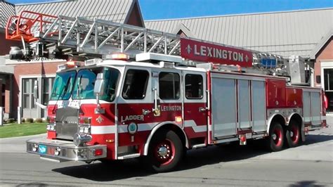 Full House Response Lexington Ma Fire Department Engine 1 Ladder 1 Medic 1 And C3 Responding