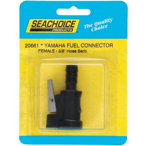 Seachoice Deluxe Fuel Connector For Yamaha Mercury Mariner Hi Impact Nylon Female Hose Fitting