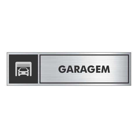 Garagem Placa Identifica O Loja Towbar Sinaliza O De Seguran A