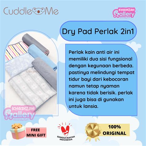 Jual Cuddleme Dry Pad Perlak Bayi Waterproof Alas Ompol New Born Dan