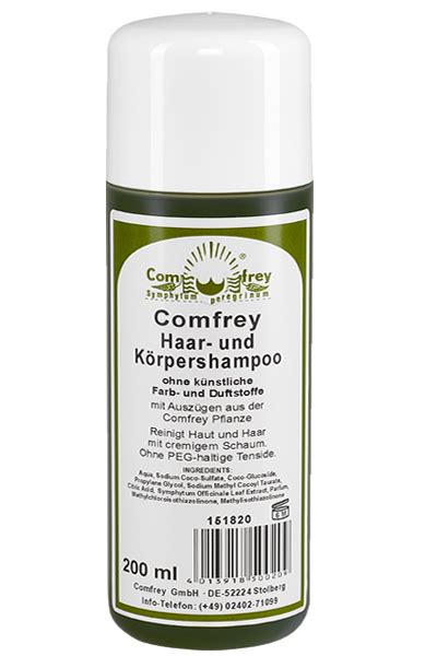 Comfrey Haar Und K Rpershampoo Ihrlich De