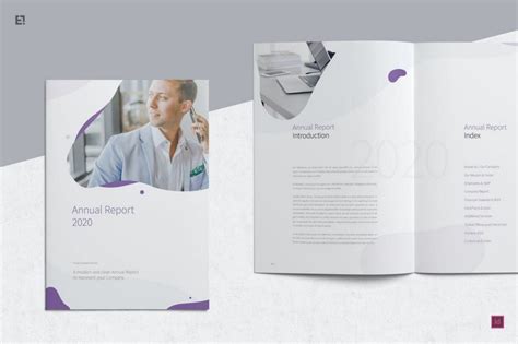 Annual Report Templates Word Indesign Design Shack