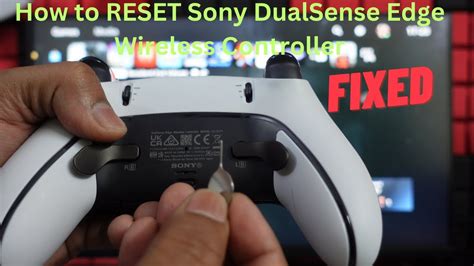 How To RESET Sony DualSense Edge Wireless Controller PlayStation 5