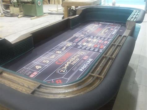 12′ Casino Style Craps Table | Custom Manufacture of Table Games