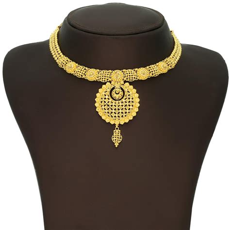 Buy Malabar Gold Necklace Negecsrusdt101 For Women Online Malabar Gold And Diamonds