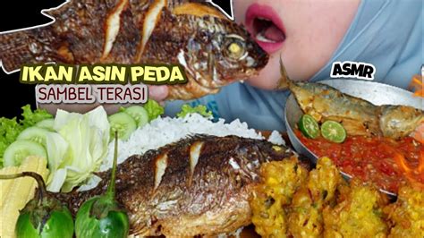 Menu Sundaan Asmr Ikan Asin Peda Ikan Nila Sambal Terasi Perkedel