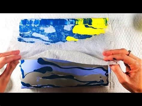 Acrylic Pour Damp Paper Towel Swipe Acrylic Pouring Youtube Art Acrylic