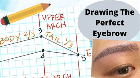 Point Technique Makes Drawing Eyebrows On Paper Easy For